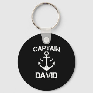 Kapitein david grappige verjaardag naam boot cadea sleutelhanger