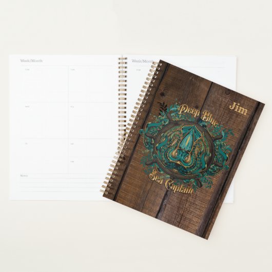 Kapitein Deep Blue Zee Planner (Display)