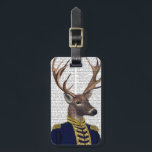 Kapitein Deer Bagagelabel<br><div class="desc">Dieren en Natuur</div>