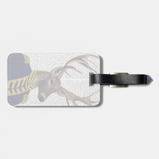 Kapitein Deer Bagagelabel (Achterkant horizontaal)