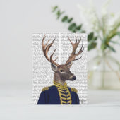 Kapitein Deer Briefkaart (Staand voorkant)
