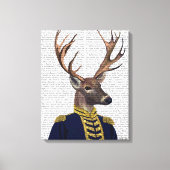Kapitein Deer Canvas Afdruk (Voorkant)