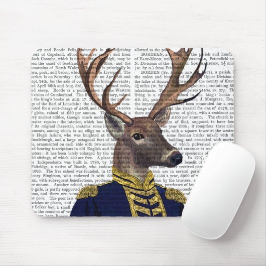 Kapitein Deer Muismat (Met muis)