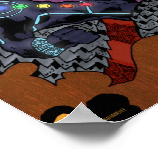 Kapitein Dharma Poster (Hoek)