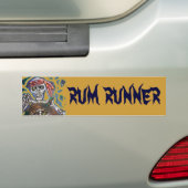 Kapitein Dood Bumpersticker (Op auto)