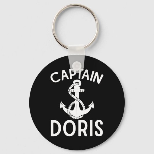 Kapitein Doris Anker Boot Jachten Schip Sleutelhanger (Voorkant)