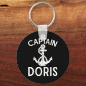 Kapitein Doris Anker Boot Jachten Schip Sleutelhanger (Voorkant)