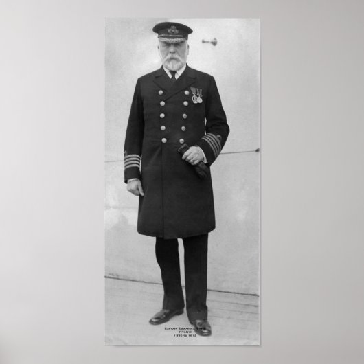 Kapitein Edward J. Smith 1850-1912 Poster (Voorkant)