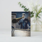 Kapitein Edward Smith RMS Titanic Briefkaart (Staand voorkant)