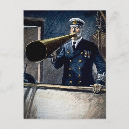 Kapitein Edward Smith RMS Titanic Briefkaart (Voorkant)