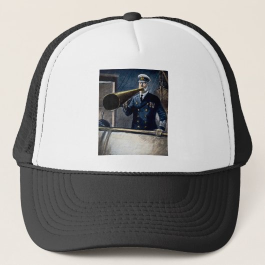 Kapitein Edward Smith RMS Titanic  Trucker Pet (Voorkant)