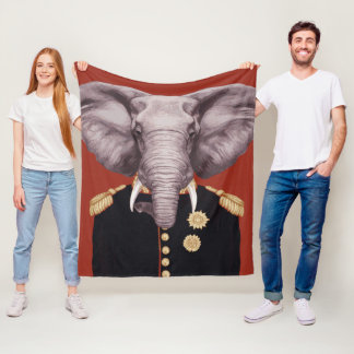 Kapitein Elephant Fleece Deken