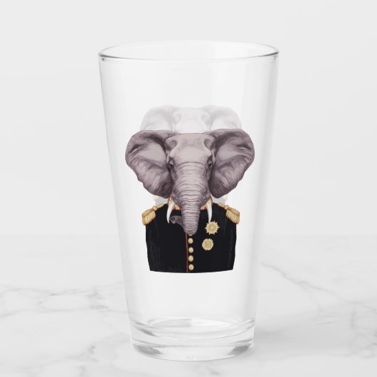 Kapitein Elephant Glas (Voorkant)