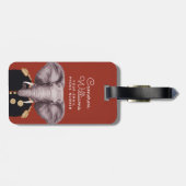 Kapitein Elephant | Jouw namen toevoegen Bagagelabel (Achterkant horizontaal)