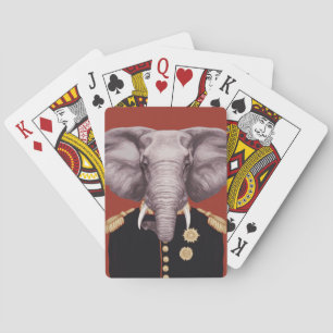 Kapitein Elephant Pokerkaarten