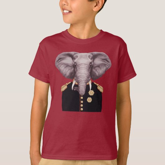 Kapitein Elephant T-shirt (Voorkant)