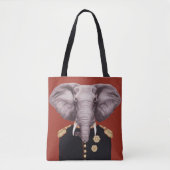 Kapitein Elephant Tote Bag (Voorkant)