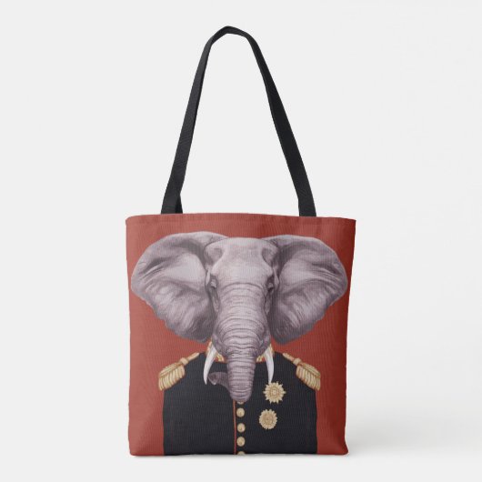 Kapitein Elephant Tote Bag (Achterkant)