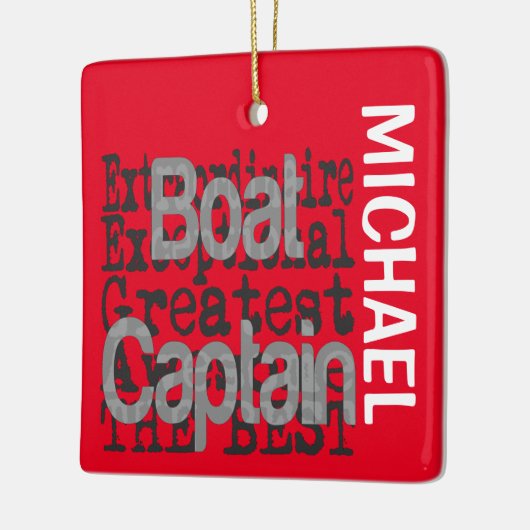 Kapitein Extraordinaire CUSTOM Keramisch Ornament (Links)