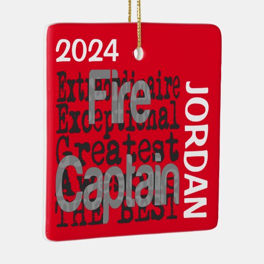 Kapitein Extraordinaire CUSTOM Keramisch Ornament (Rechts)