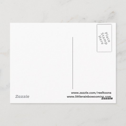 Kapitein Fabulous: Postkaart (Achterkant)