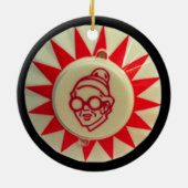 Kapitein Fantastic Pinball Bumper Ornament (Achterkant)