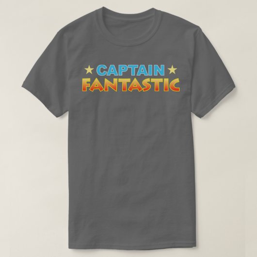 Kapitein Fantastic T-shirt (Design voorkant)
