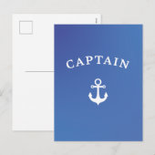 Kapitein Feestdagenkaart (Voorkant / Achterkant)