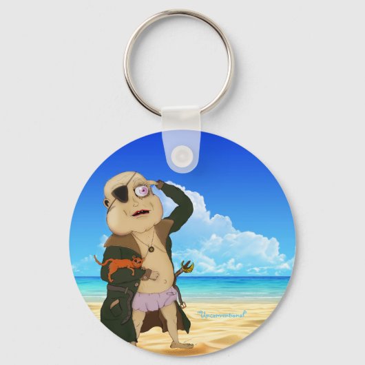 "Kapitein Fudge" knoopketting Sleutelhanger (Voorkant)