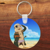 "Kapitein Fudge" knoopketting Sleutelhanger (Voorkant)