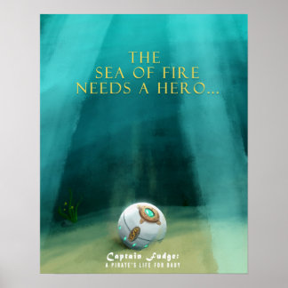 Kapitein Fudge Promo-Poster Poster