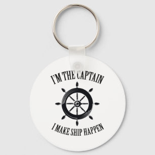 Kapitein Funny Boat Lover Dad Gift Sleutelhanger