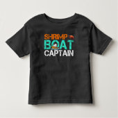 Kapitein Funny Boating Seafood Cadeau Kinder Shirts (Voorkant)