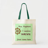 Kapitein Funny, gepersonaliseerd Tote Bag (Voorkant)