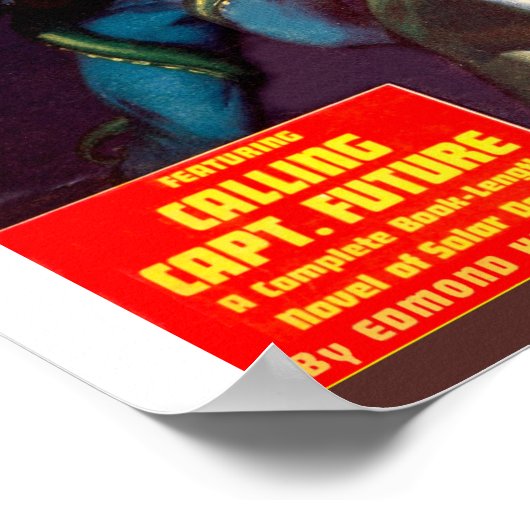 Kapitein Future #1 Poster (Hoek)