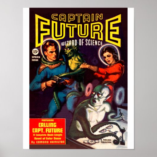 Kapitein Future #1 Poster (Voorkant)