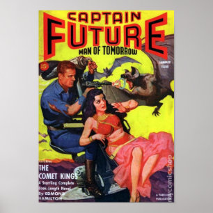 Kapitein Future — de Comet King Poster