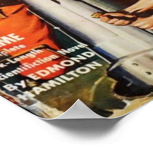 Kapitein Future — de verloren tijd Poster (Hoek)