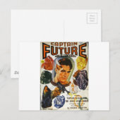 Kapitein Future en de Space Stones Briefkaart (Voorkant / Achterkant)