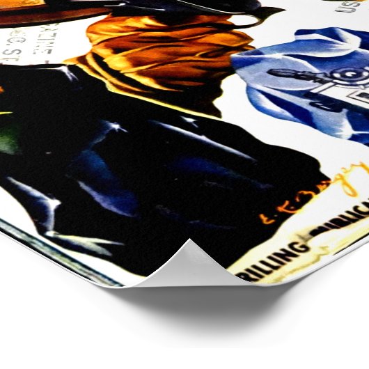 Kapitein Future en de Zeven Ruimtevaarten Poster (Hoek)