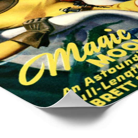 Kapitein Future en het Witte Gooey Blob Poster (Hoek)