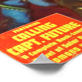 Kapitein Future en Tentacle Mannen Poster (Hoek)