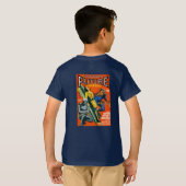 Kapitein Future's uitdaging! T-shirt (Achterkant volledig)