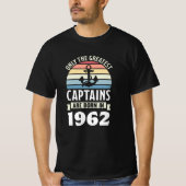 Kapitein, geboren in 1962 t-shirt (Voorkant)