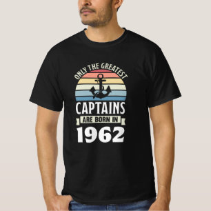 Kapitein, geboren in 1962 t-shirt