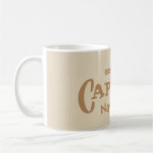 Kapitein, gepersonaliseerde bootbeker koffiemok (Links)