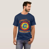 kapitein Geweldige Mannen donker Shirt (Voorkant volledig)