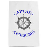 "Kapitein Geweldige" Medium Cadeauzakje (Voorkant)
