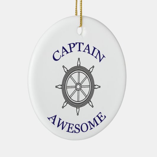 "Kapitein Geweldige" Ornament (Rechts)