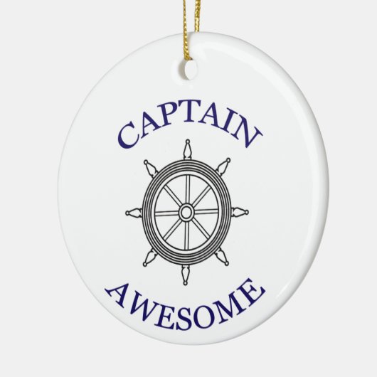 "Kapitein Geweldige" Ornament (Links)